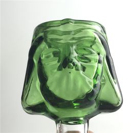 14mm Glass Bowl with Thick Pyrex Green Black Brown Colourful Glass Human Face Tobacco Bowls for Bongs Water Pipes Smoking