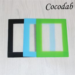 fda approved food grade 1411 5cm 5 5x4 5 small non stick wax bho dabber oil slick pad silicone mat pad baking mats