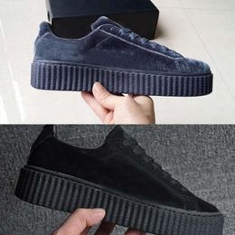 puma rihanna creepers bambino nere
