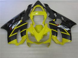 Injection Moulding bodywork fairing kit for Honda CBR600 F4I 01 02 03 yellow black fairings set CBR600F4I 2001 2002 2003