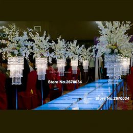 Wedding Centerpiece Crystal Columns decorations