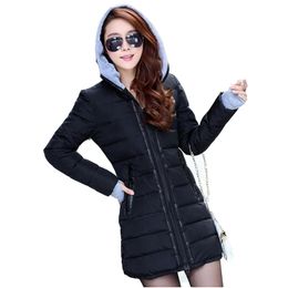 Wholesale Women's Winter Fashion Down Cotton Outwear Jacket Slim Parkas Ladies Coat Plus Size L-XXXL C020