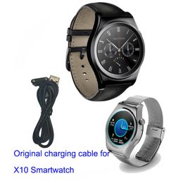 Original x10 smartwatch saat clock charge cable magnet chargering charger cable