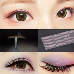 Wholesale Women waterproof breathable invisible double eyelid skin Colour beautiful eyes tapes reflective stickers free shipping