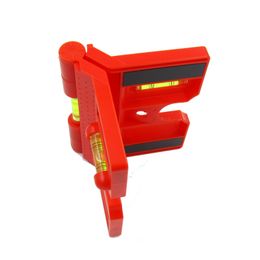 HACCURY 340 degree folding cylinder magnetic level Pipeline pillar installation Bubble level Red Color