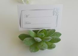 12pcs Resin Succulent Plants Name Number Menu Table Place Card Holder Clip Wedding Baby Shower Party Reception Favour