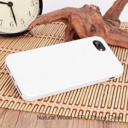 U&I blank Phone Cases made of Wood and TPU for iPhone 8, 6S, 6plus, 7 plus, 8