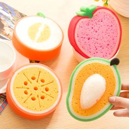 Fruit thickening sponge to wipe microfiber cloth cloth Dish cloth wholesale strong decontamination dish towels