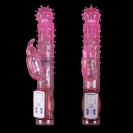 Squirmy Vibrating Dong G-Spot Clitoral Vibrator Multi-speed Realistic Cock Dildo #T701