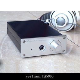 Freeshipping Newest Breeze Audio HA5000 Professional Pure Class A Headphone Amplifier Stereo Hifi Digital Earphone AMP Black/Sliver