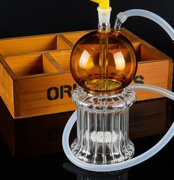 Glass ball filter Hookah, send the pot accessories, glass bongs, glass Hookah, smoking, color style random delivery
