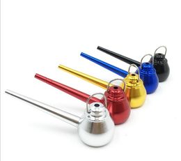 Mini teapot pipe portable aluminum alloy small pipe metal cigarette holder