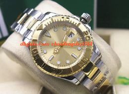 Fashion Luxury Watches MENS 18K YG & SS 40MM 16623 CHAMPAGNE INDEX DIAL Automatic Movement Men Watches Top Quality