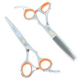 6.0Inch Jason 2017 Sharp Edge Shears JP440C Hair Cutting Scissors & Thinning Scissors Hairdressing Scissors Set Barber Shop Shears,LZS0311