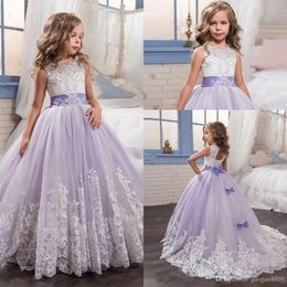 lilac flower girl dresses uk