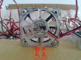 taiwan light Canada - Taiwan new T&T 4010 12V MW-410M12S 12V 0.09A silent fan Hyun blue light transparent fan