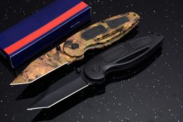 Special Offer Smith Survival Tactical Folding Knife 440C 57HRC Black Blade Aluminum Handle EDC Pocket Knives With Retail box