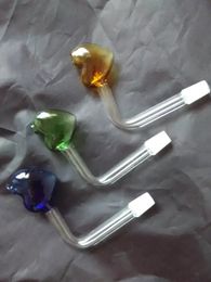 Love glass burner, Smoking Accessories Smoking glass water pipes oil Glass Pipe Fittings pot Smoking or bongs