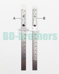 15cm Stainless Steel Straight Ruler Metal Graduated Scale Depth Gauges CM Inch Double Sided Repair Rule Measuring Tool 1000pcs/lot