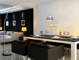 Modern LED living room bedroom cafe bar floor lamp with switch beside light fixture indoor lighting