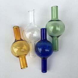 Newest Carb Cap for XL Quartz Thermal Banger Nail Thick Pyrex Colorful Glass Water Pipes with OD 25mm Universal Ball Style