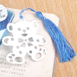 200pcs/LOT Teddy Bear Bookmark Angel bookmark baby shower party Favours guest gift DHL Fedex Free shipping