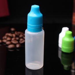 2019 Free Shipping 20ml Plastic Bottles Translucent Dropper Bottles 20ml with ChildProof Tamper Cap for 20CC Essential Oil Eliquid Ejuice