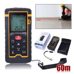 Freeshipping 9 Key 60M/197ft/2362in Laser Distance Metre Range Finder Measure Diastimeter