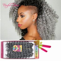 sooft 2-3LOT one head freetress synthetic braiding hair preloop crochet hair extensions brazilian hair bundles pre looped savana jerry Curly