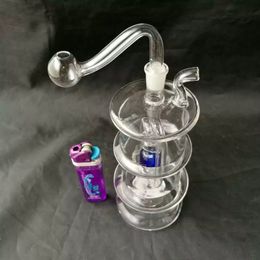 Transparent water hose to send accessories , Water pipes glass bongs hooakahs two functions for oil rigs glass bongs