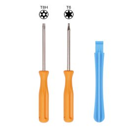 3 in 1 Orange T6 T8 with Hole Screwdriver Set for Xbox One Controller X1 Repair 100set/ lot