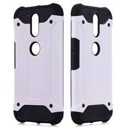 wholesale Top Quality Hard Tough Armor Case for MOTO G4 play G3 G2 Mobile Phone Slim 2 in 1 Durable Plastic + TPU Hard Back Cover