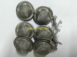 100pcs/lot Fast Shipping Stainless Steel Tea Pot Infuser Sphere Mesh Strainer Ball 4.5cm / 5.5cm / 7cm
