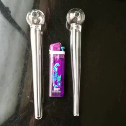 Transparent arrow pot bongs accessories , Unique Oil Burner Glass Bongs Pipes Water Pipes Glass Pipe Oil Rigs Smoking with Dropper