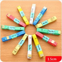 hotsale 1.5m length soft plastic tape measures sewing tailor cm/feet ruler measuring gauging tools free shipping F2017434