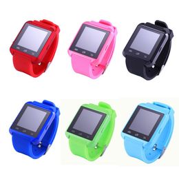 mobile watch red colour