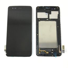 Lcd Display Screen Panel For LG Aristo MS210 M200N With Frame Assembly Replacement Parts Silver Black