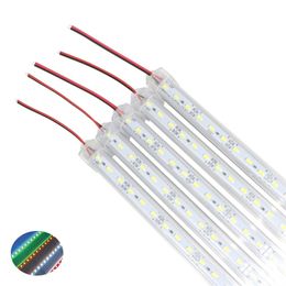 Umlight1688 Sonderangebot, 50 cm, DC 12 V, 36 SMD 5630 LED, harte, starre LED-Streifenleiste mit U-Aluminiumgehäuse + PC-Abdeckung