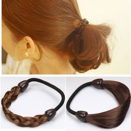 Woman Hair Rings Wig Hair Ponytail Holders Plaits Hair Circle Accessories Rubber Band Headband Headwear