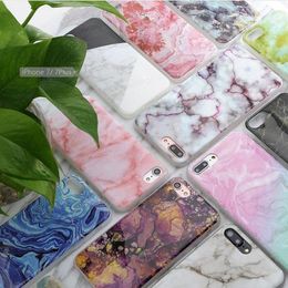 Best TPU Case for iphone 6 6s plus Granite Scrub Marble Stone image Painted Case For iphone 7 7plus 8 8Plus X XR XS Max Cases for Samsung S9