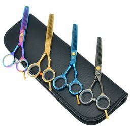 5.5" Meisha Good Quality Hair Thinning Scissors JP440C Human Hair Shears Hairdressing DIY Tools Hair Scissors 4 Colours Choose,HA0039