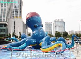 Advertising 10m W Inflatable Deep Sea Theme Octopus Inflatable Devilfish