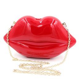 Cheap Pink Lips Clutch