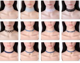 47 Styles Hot Choker statement necklaces 2017 Harajuku personality models Multilayer lace Fashion Necklaces Chokers Factory Price