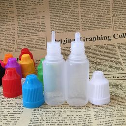 Empty Plastic 10ml Dropper Bottle with Safe Childproof Cap For 10 ml E Liquid Needle Bottles