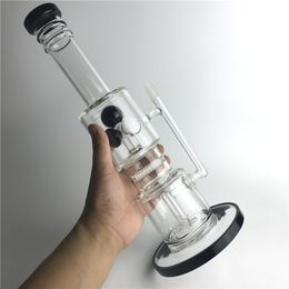 13.5 Inch Big Bong Glass Water Pipes with 14mm male 1 KG 3 Funny Filter Thick Pyrex Recycler Heady Beaker Water Bongs