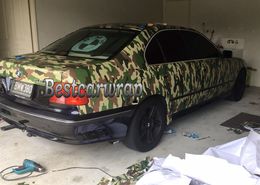 Snow Forest style Camo Vinyl Truck / Car Wrap With air bubble Free Waterproof Auto / Boat/ Plane cover sticker skins size 1.52x10m/20m/30m