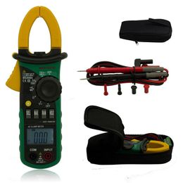 Freeshipping Digital Clamp Metres Auto Range Clamp Metre Ammeter Voltmeter Ohmmeter w/ LCD Backlight Current Voltage Tester