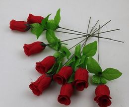 RED 100P HOT 30cm/11.8inch Silk Artificial Simulation Flower Peony Rose Camellia Wedding Christmas 100pcs/lot