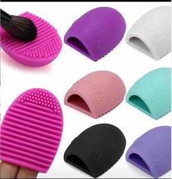 New Hot Brush egg Cleaning Makeup Washing Brush eggbrush cleaner Silicone sponge Clean Tools DHL Free Shipping+gift